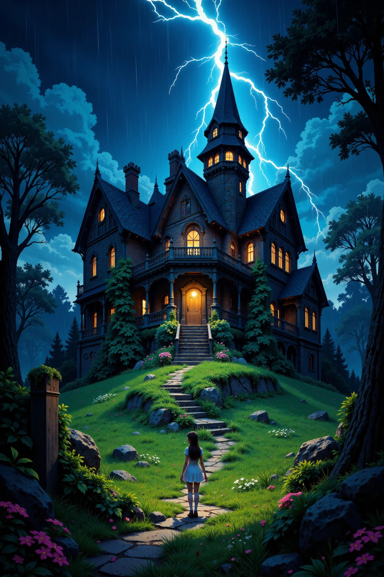 01586-a creepy old mansion beautiful anime landscape rain by Edurock.webp